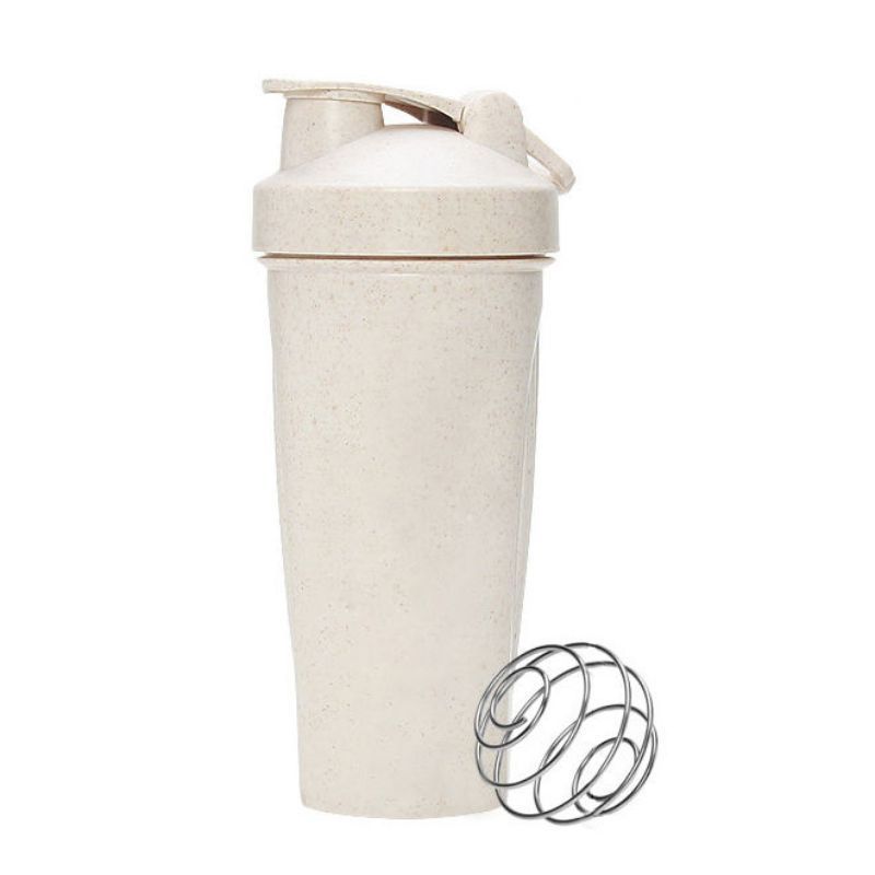 Custom 20 oz Wheat Straw Sports Shaker Bottle