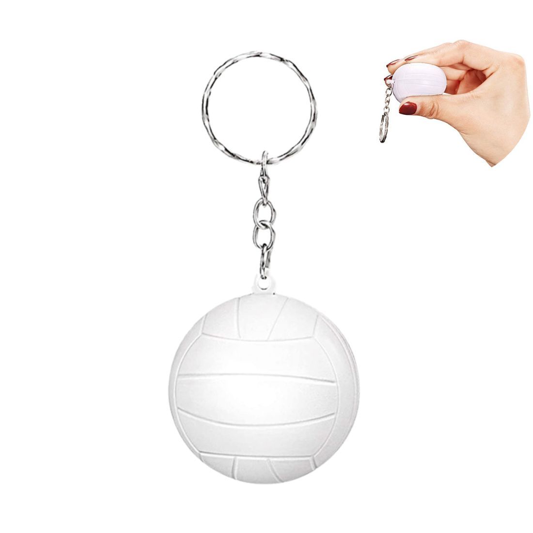 Stress Relieve Ball Custom Volleyball Keychain