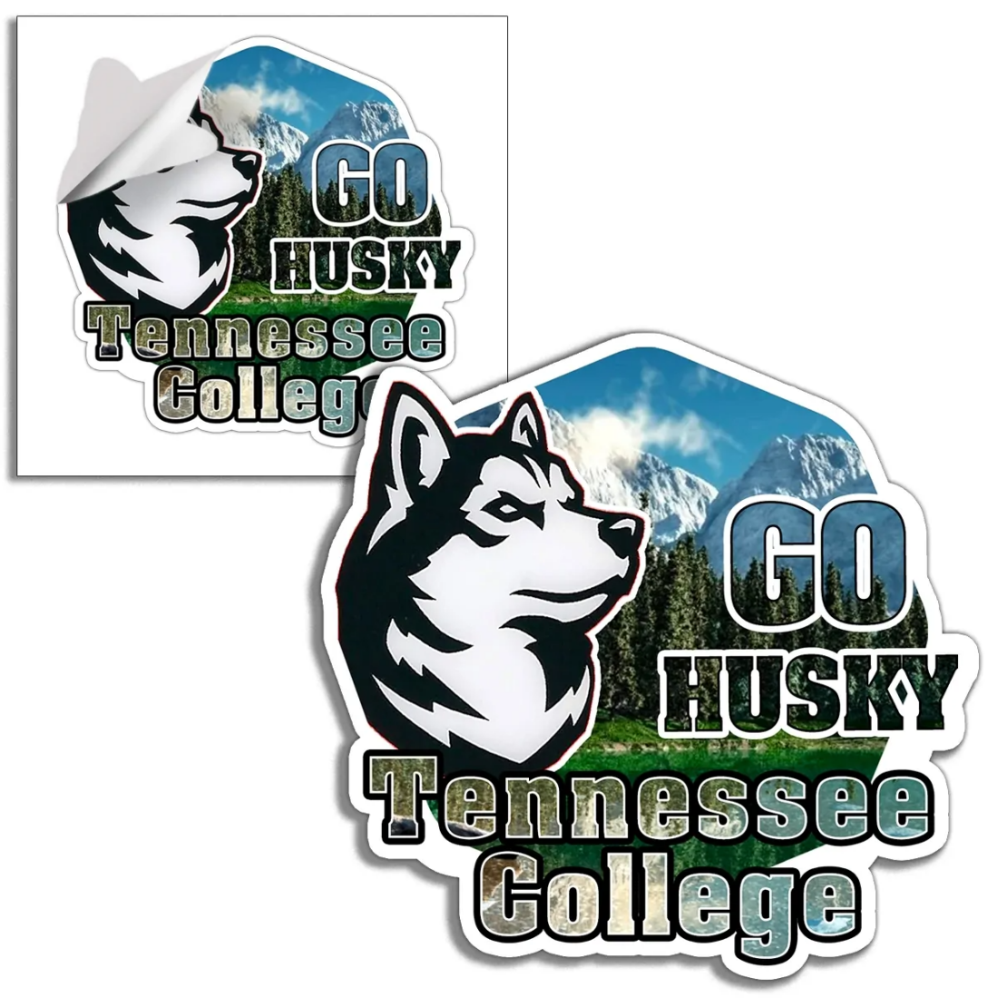 Waterproof Custom Shaped Vinyl Sticker