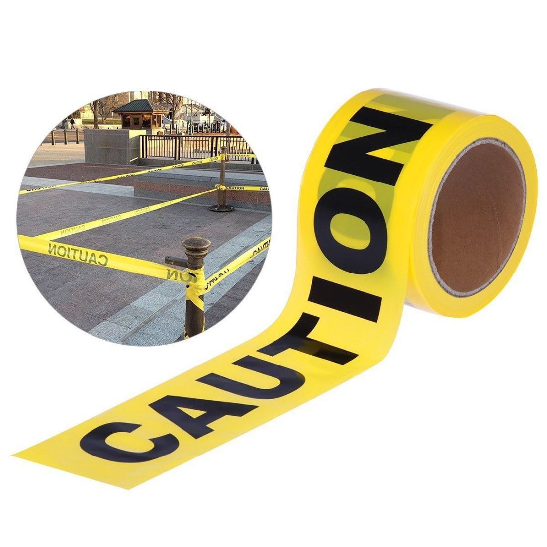 Custom Warning Barricade Tape Roll