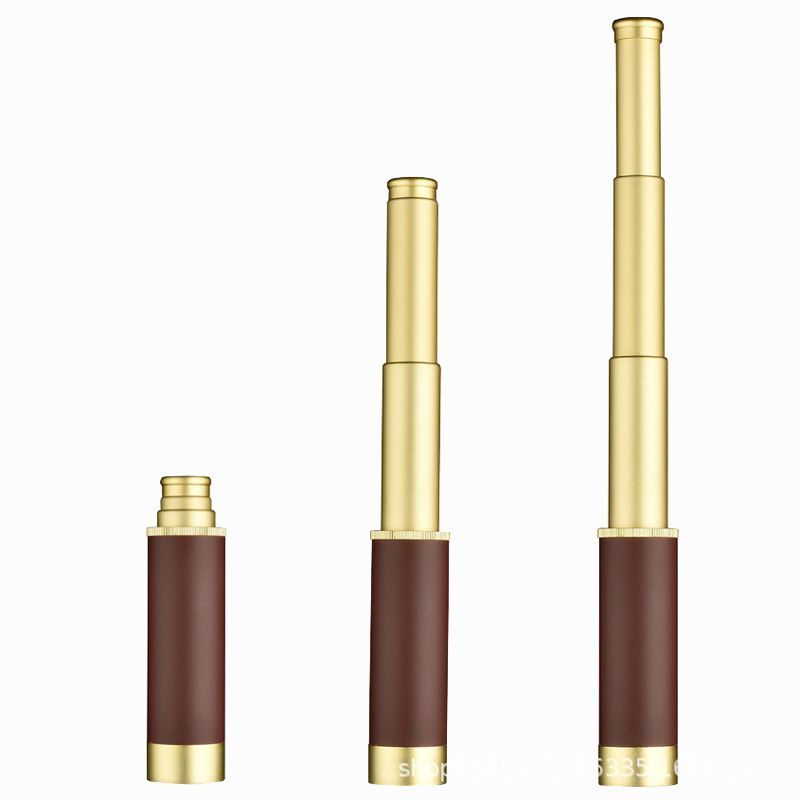 Custom 25x30 Collapsible Pocket Metal Telescope