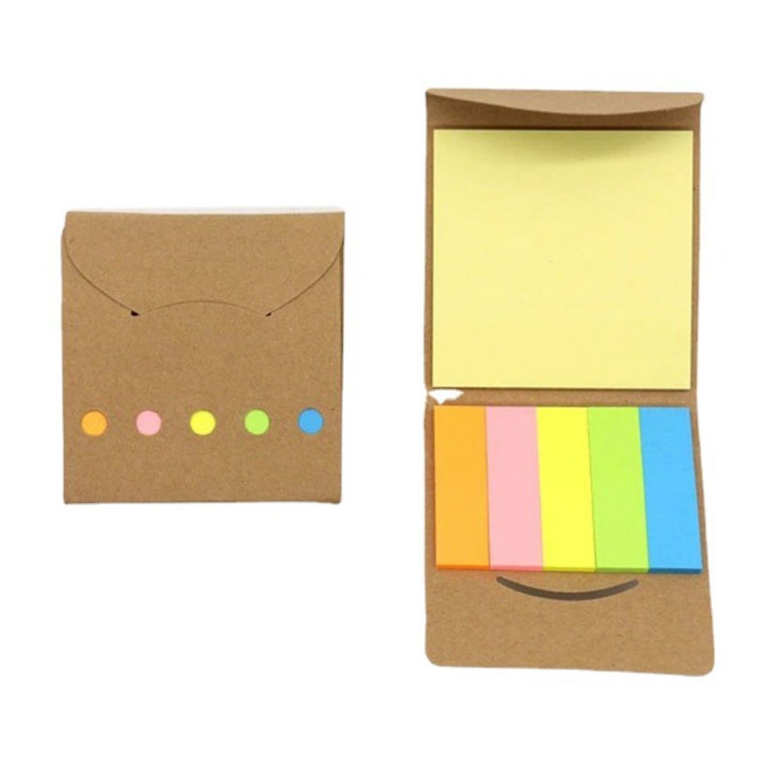 Custom Folding Sticky Note Set with Color Flags