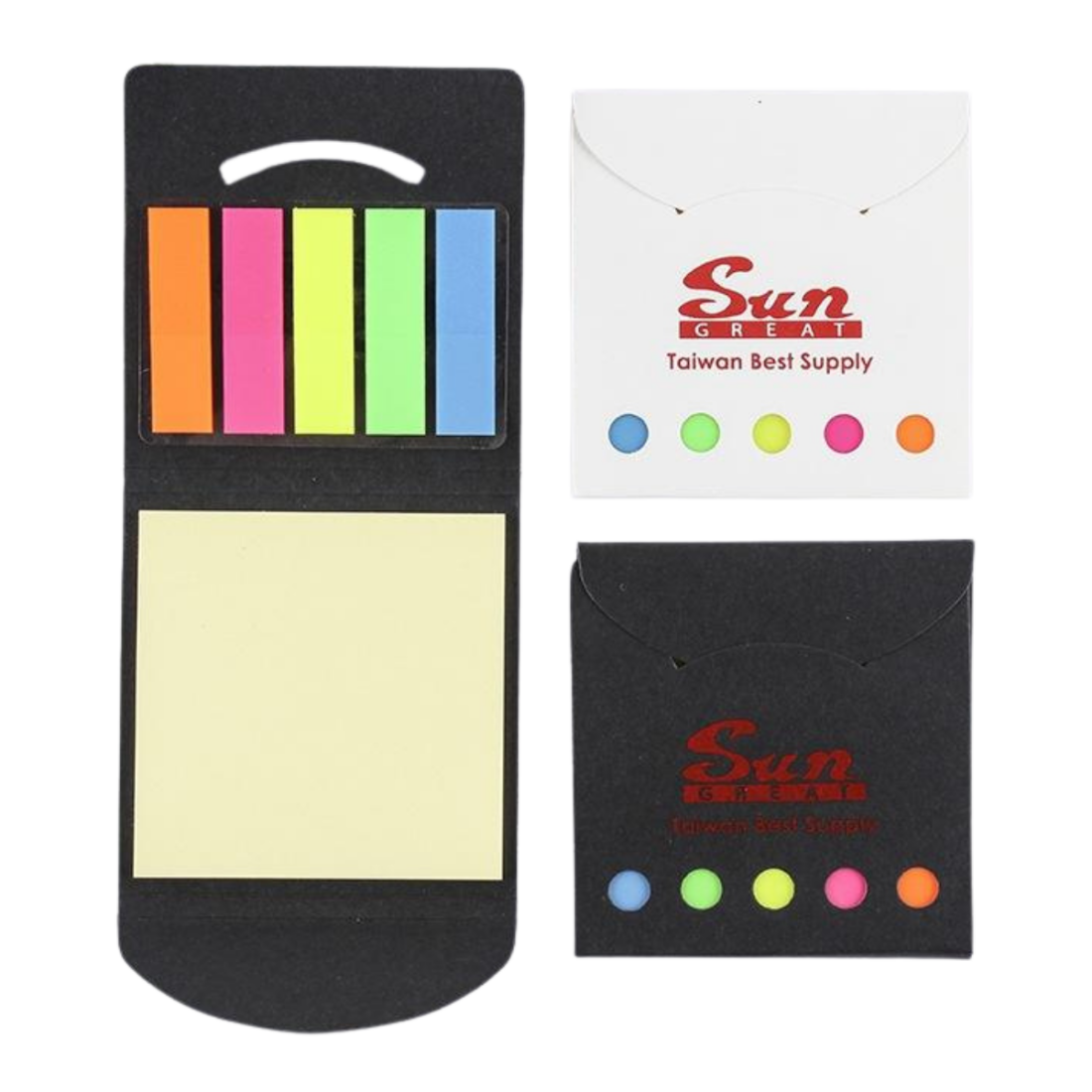 Pocket Sticky Notes and Index Tab Flags Set