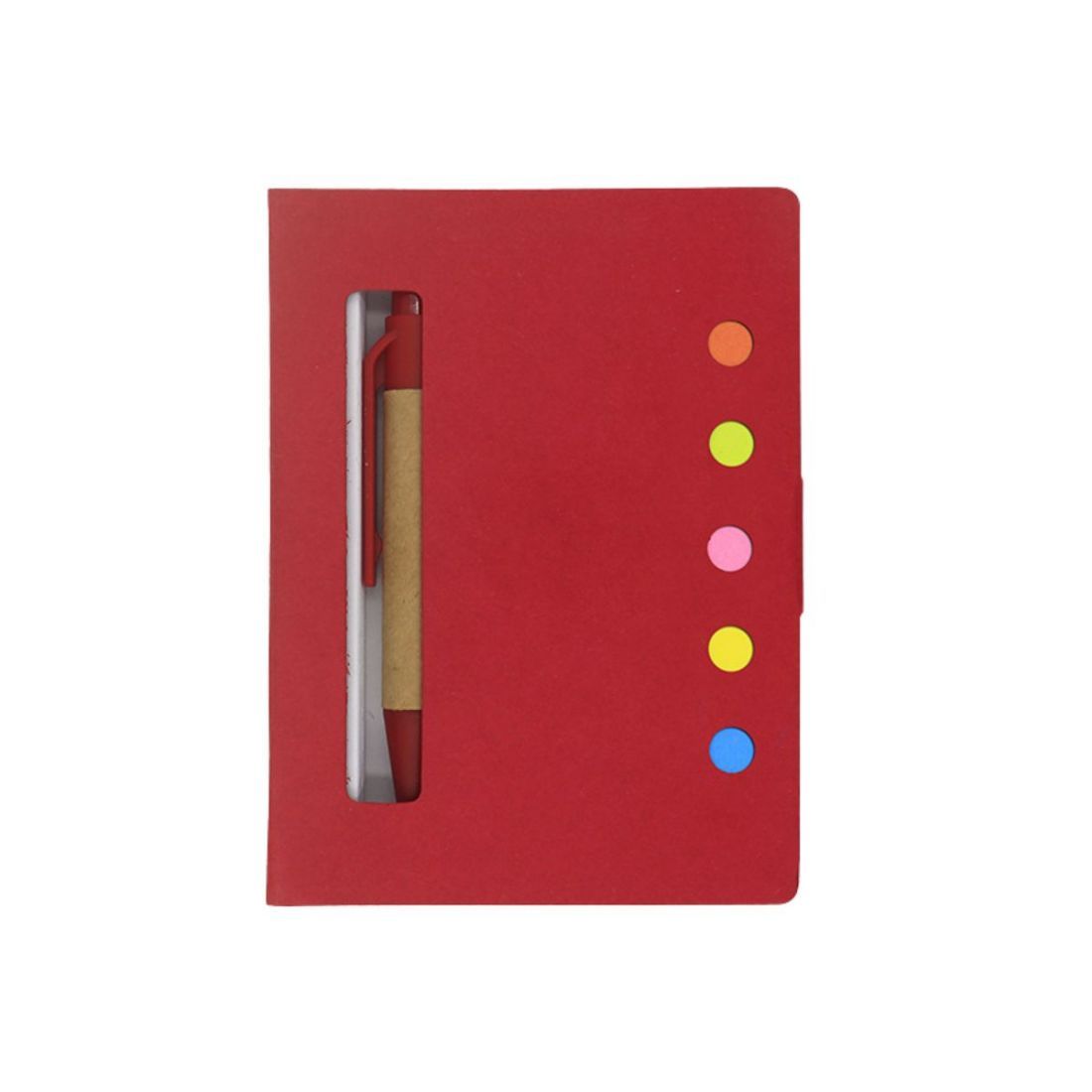Custom Mini Notebook with Sticky Flags and Pen