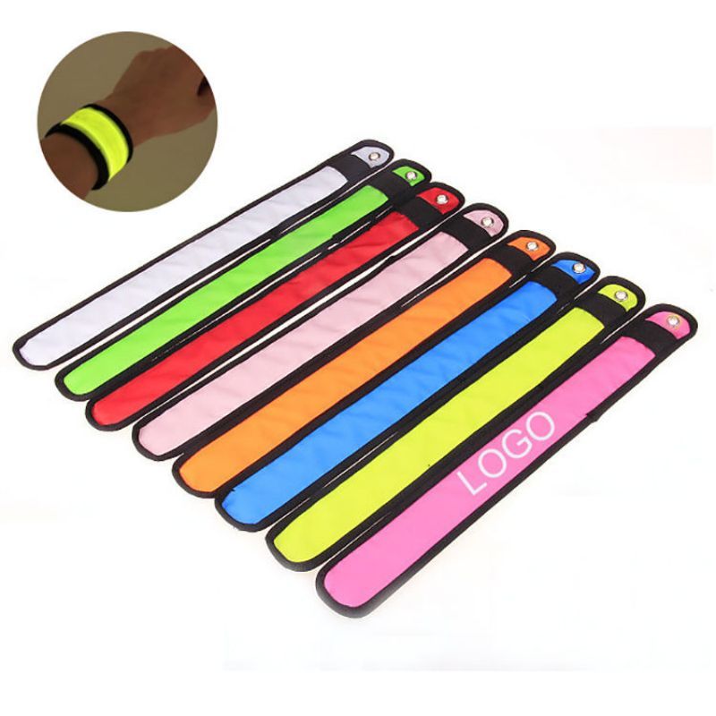 Custom LED Light-Up Safety Slap Bracelet