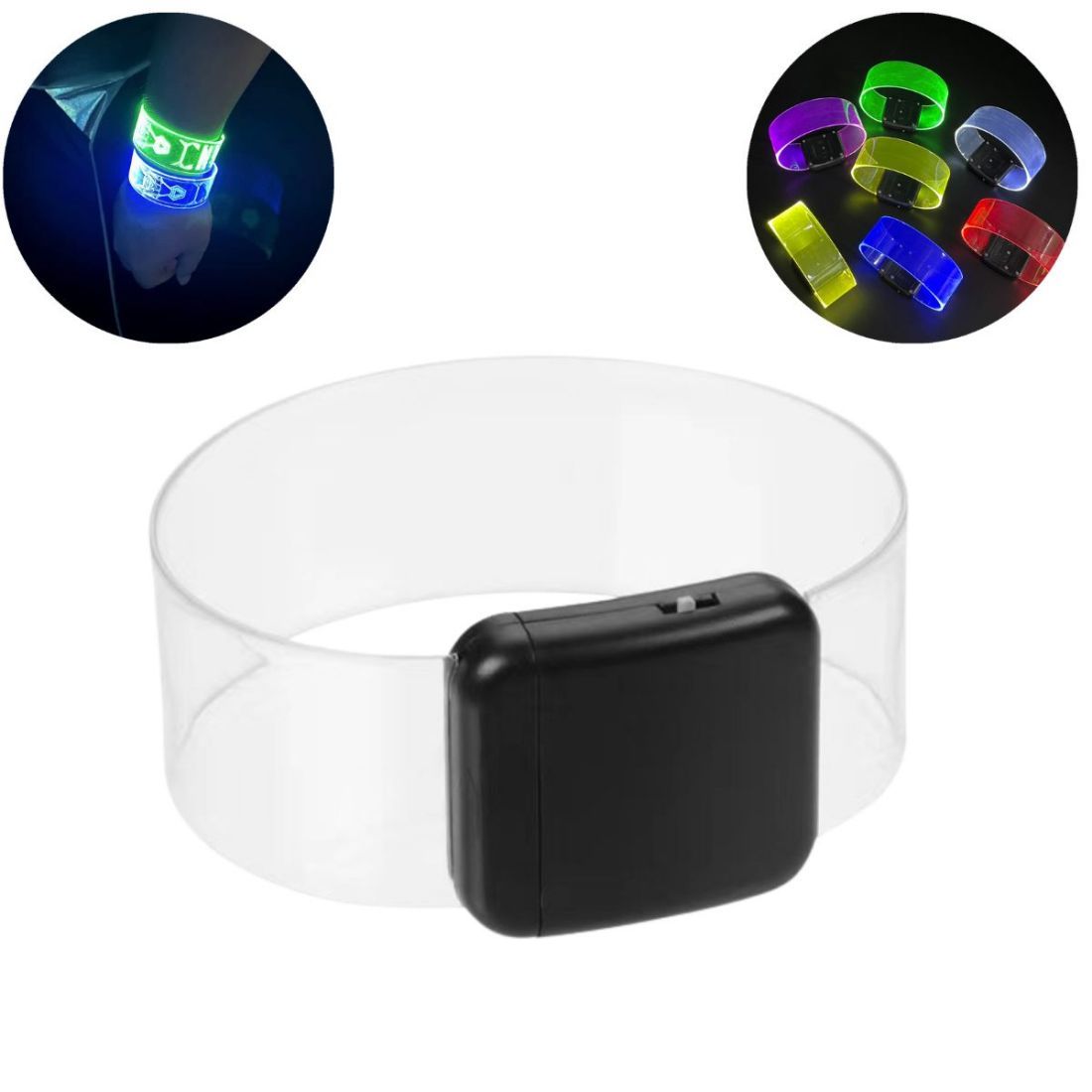 Light Up Bracelet LED Magnet Clasp Wristband