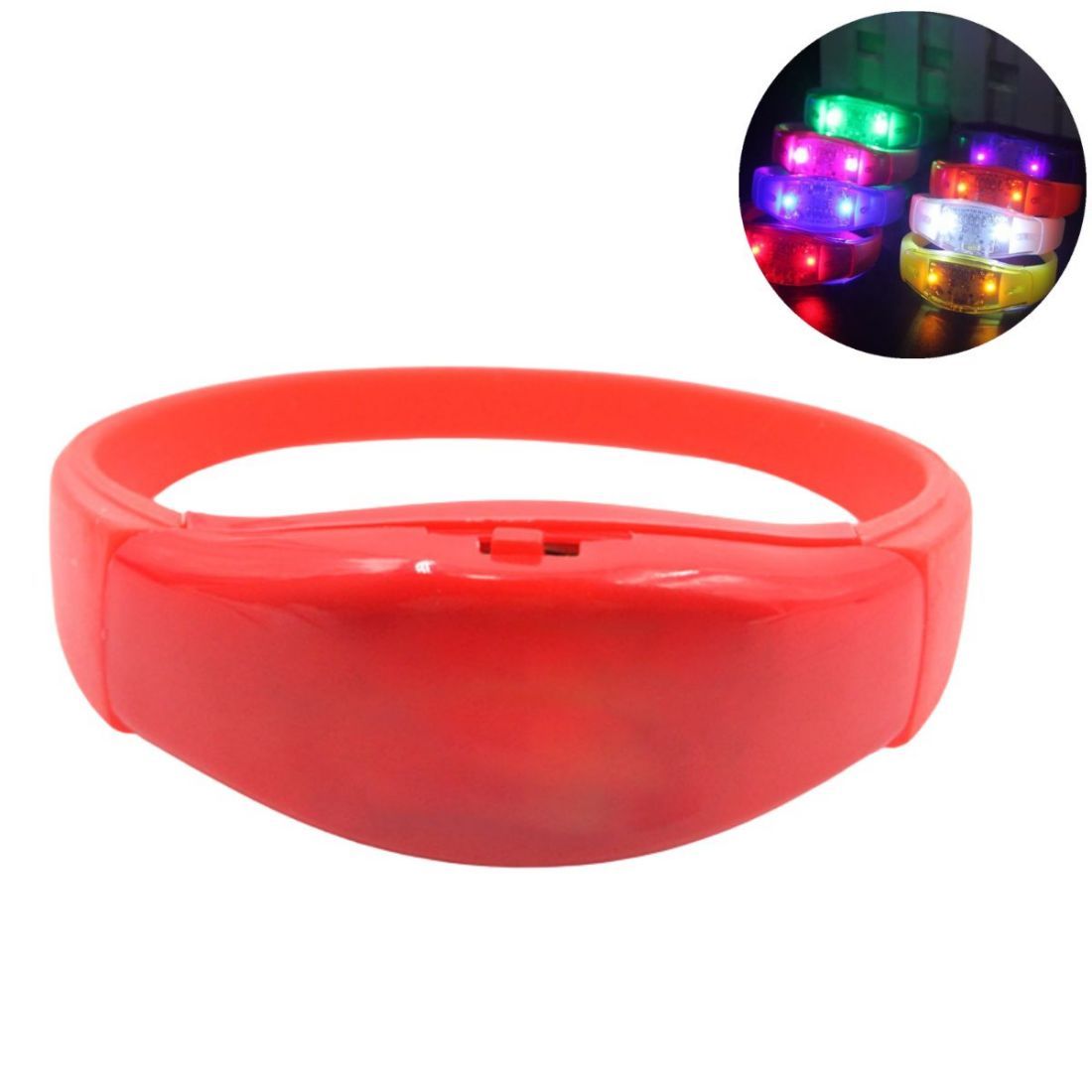 Flashing Silicone WristBand Custom LED Bracelet