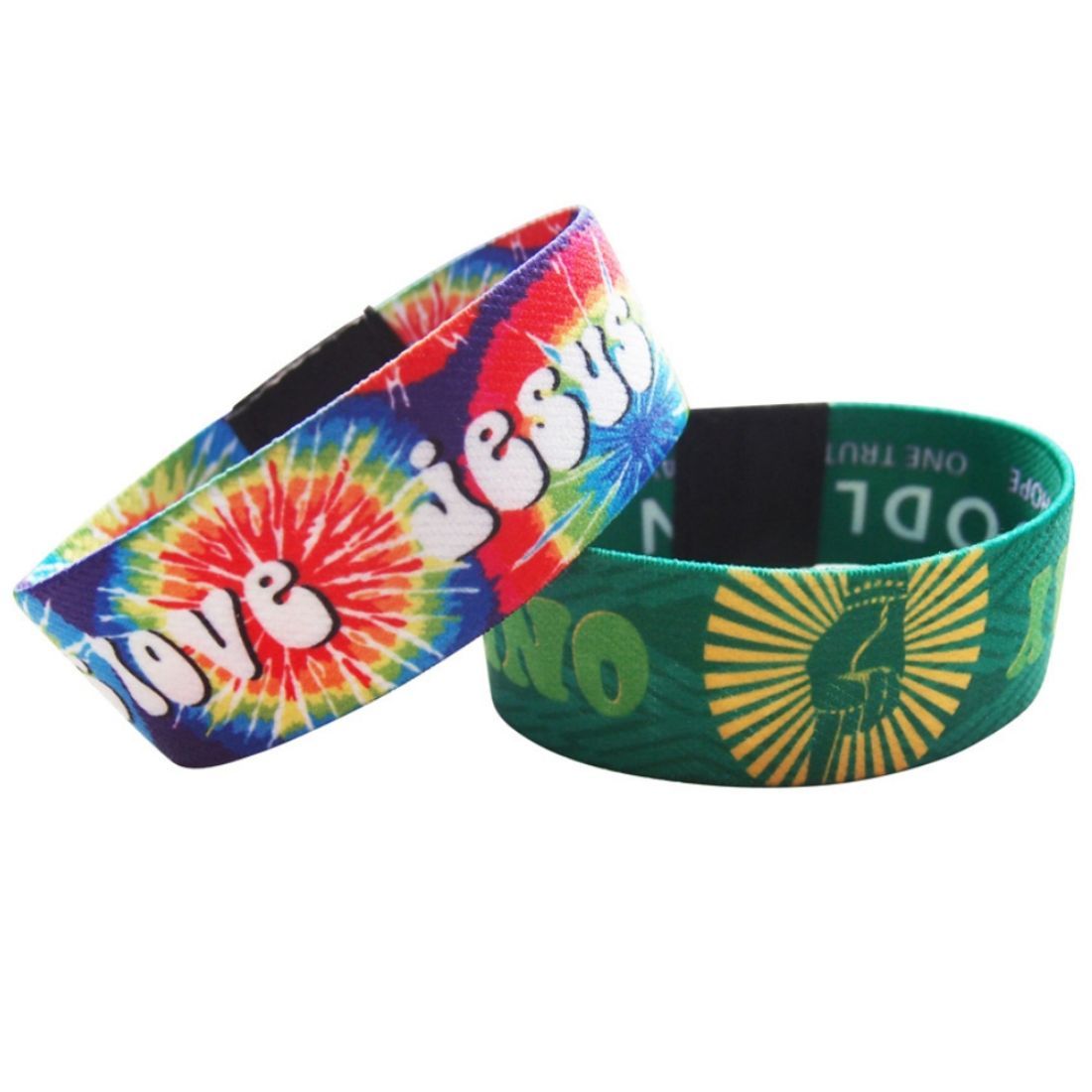 Custom Elastic Polyester Wristband
