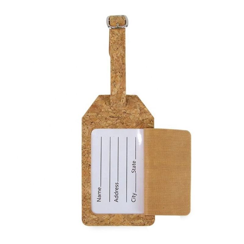 Eco-friendly Promotional Cork Luggage Tag