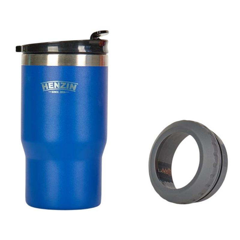 14 oz Double-Wall Stainless Steel Vacuum Tumbler with 2 Lids