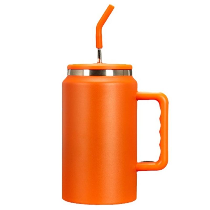 50 oz Stainless Steel Vacuum Tumbler with Lid & Straw