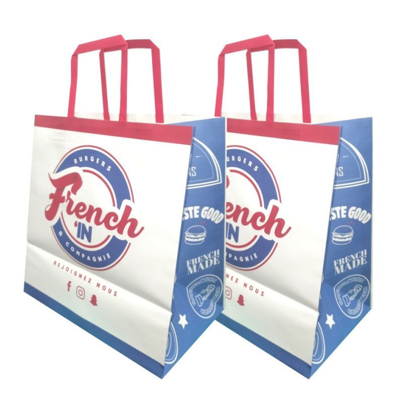 Full Color Kraft Paper Bag - 11