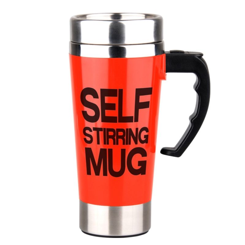 15 oz Self-Stirring Double-Wall Stainless Steel Insulated Mug