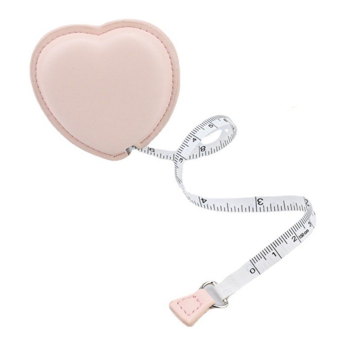 Custom 5 ft. inch/cm Heart Leather Tape Measure