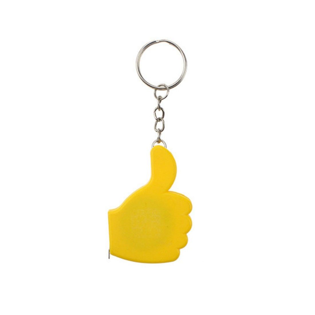 Custom Thumbs Up Tape Measure Keychain