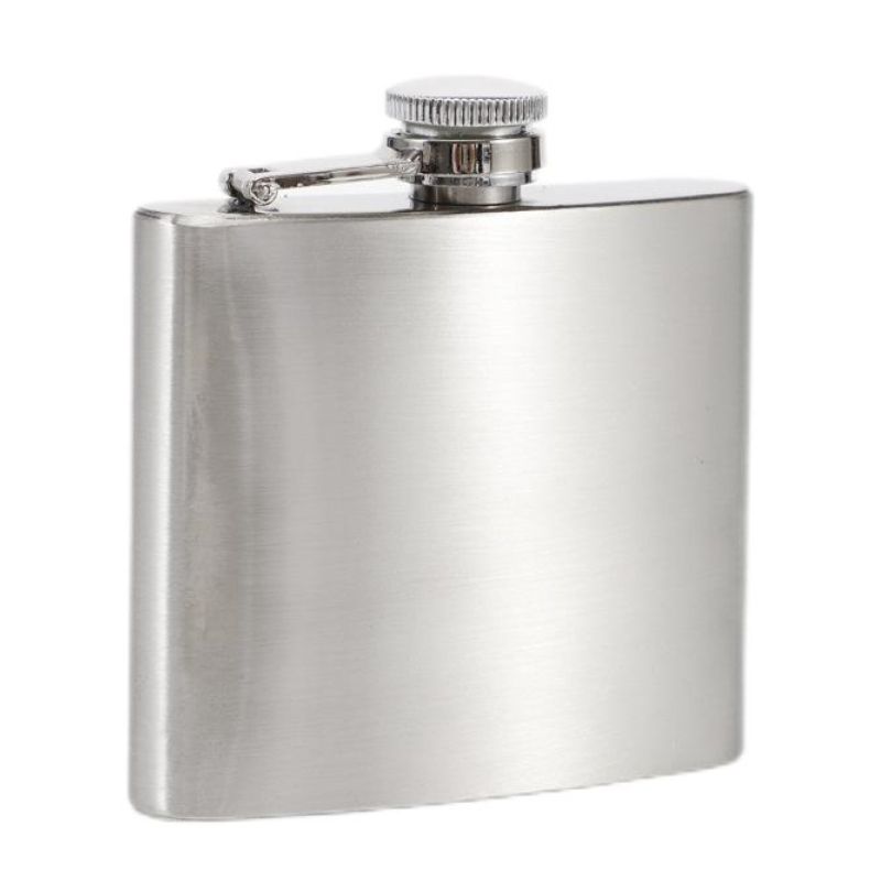 Custom 6 oz Stainless Steel Hip Flask
