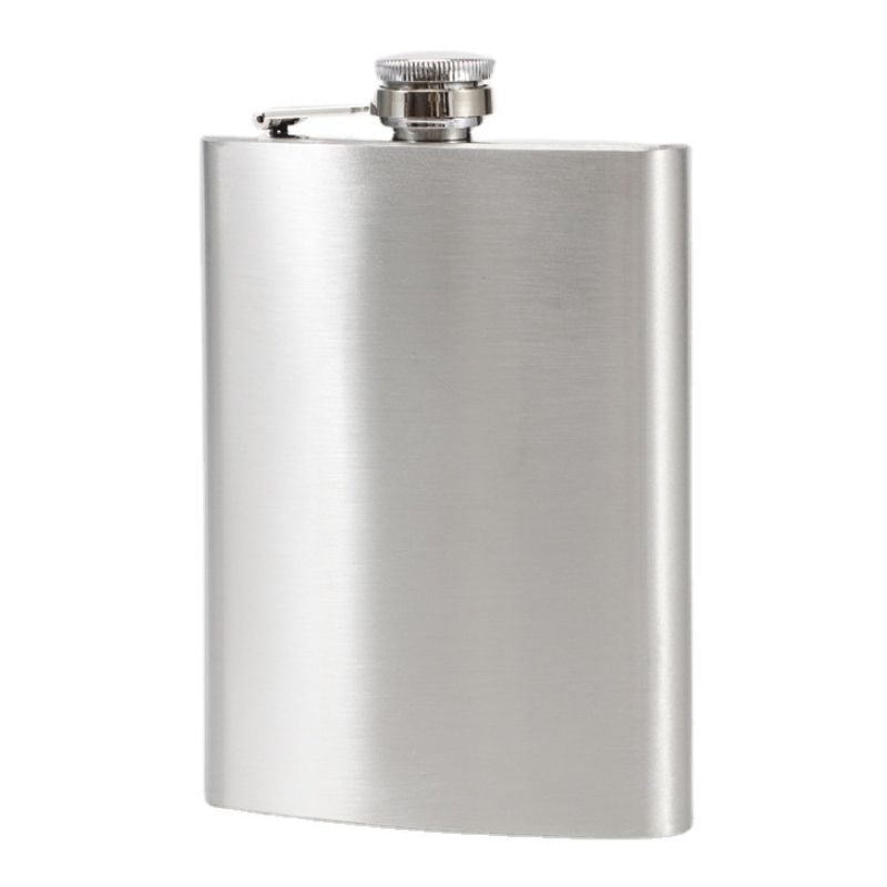 Custom 8 oz Stainless Steel Hip Flask