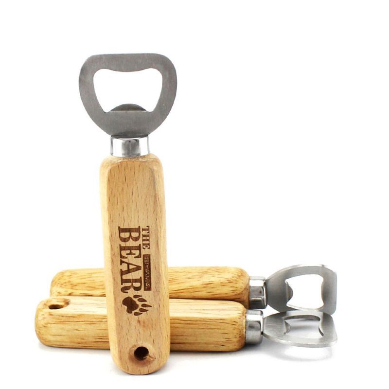 Promotional Wood Handle Bottle Opener