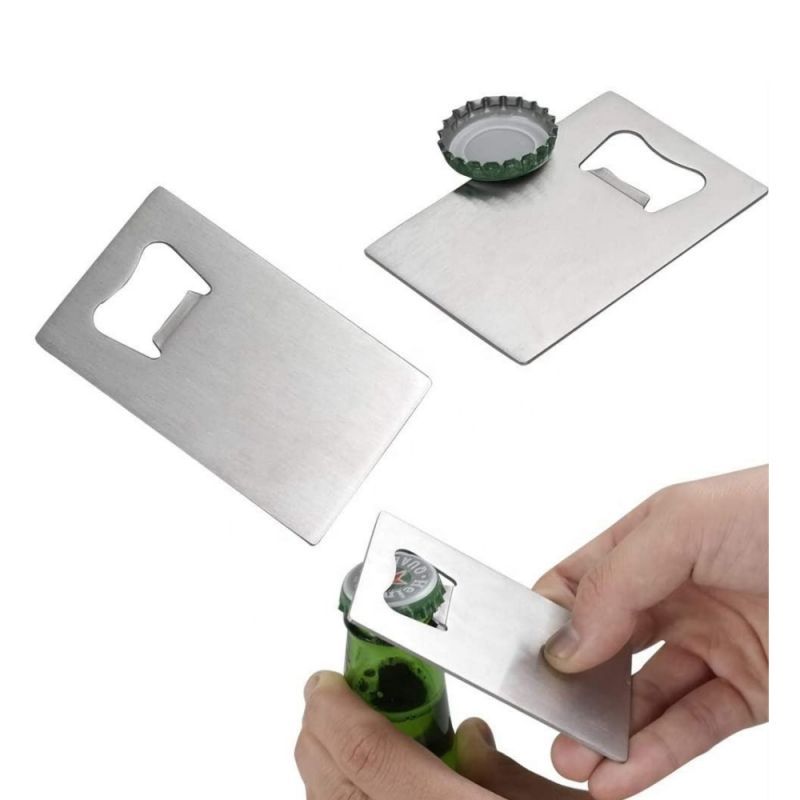 Custom Stainless Steel Credit Card Bottle Opener