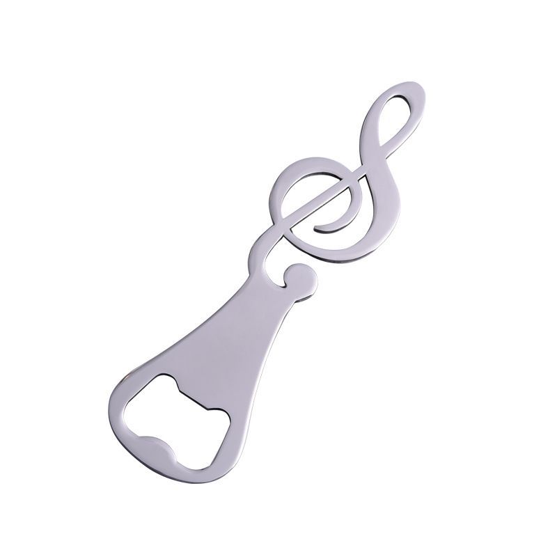 Custom Stainless Steel Musical Note Bottle Opener