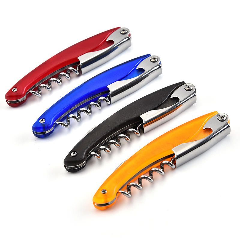 Custom Waiter's Corkscrew w/ Bottle Opener & Knife