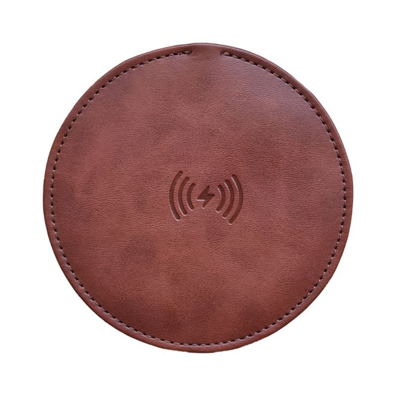 Custom 10W Leather Wireless Charging Pad