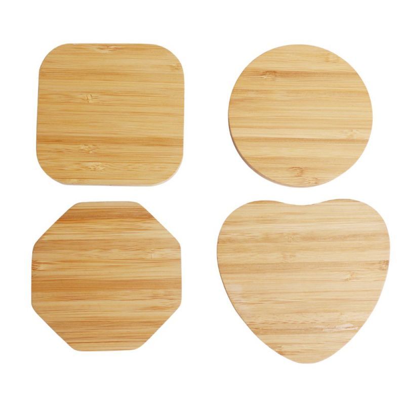 Custom 10W/15W Bamboo Wireless Fast Charging Pad