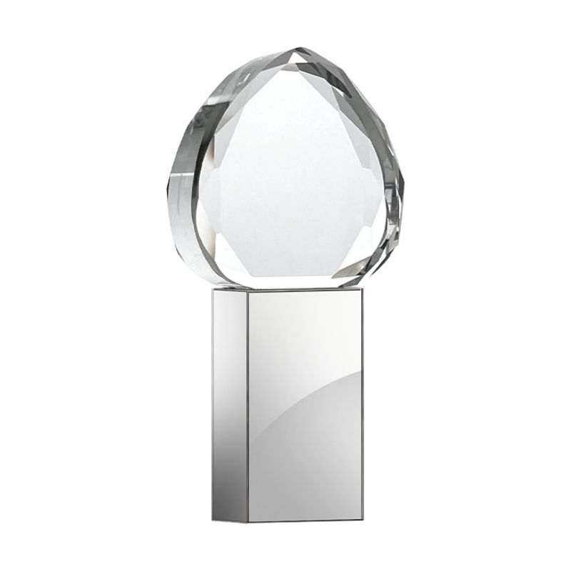 Custom Heart Shape Crystal USB Flash Drive