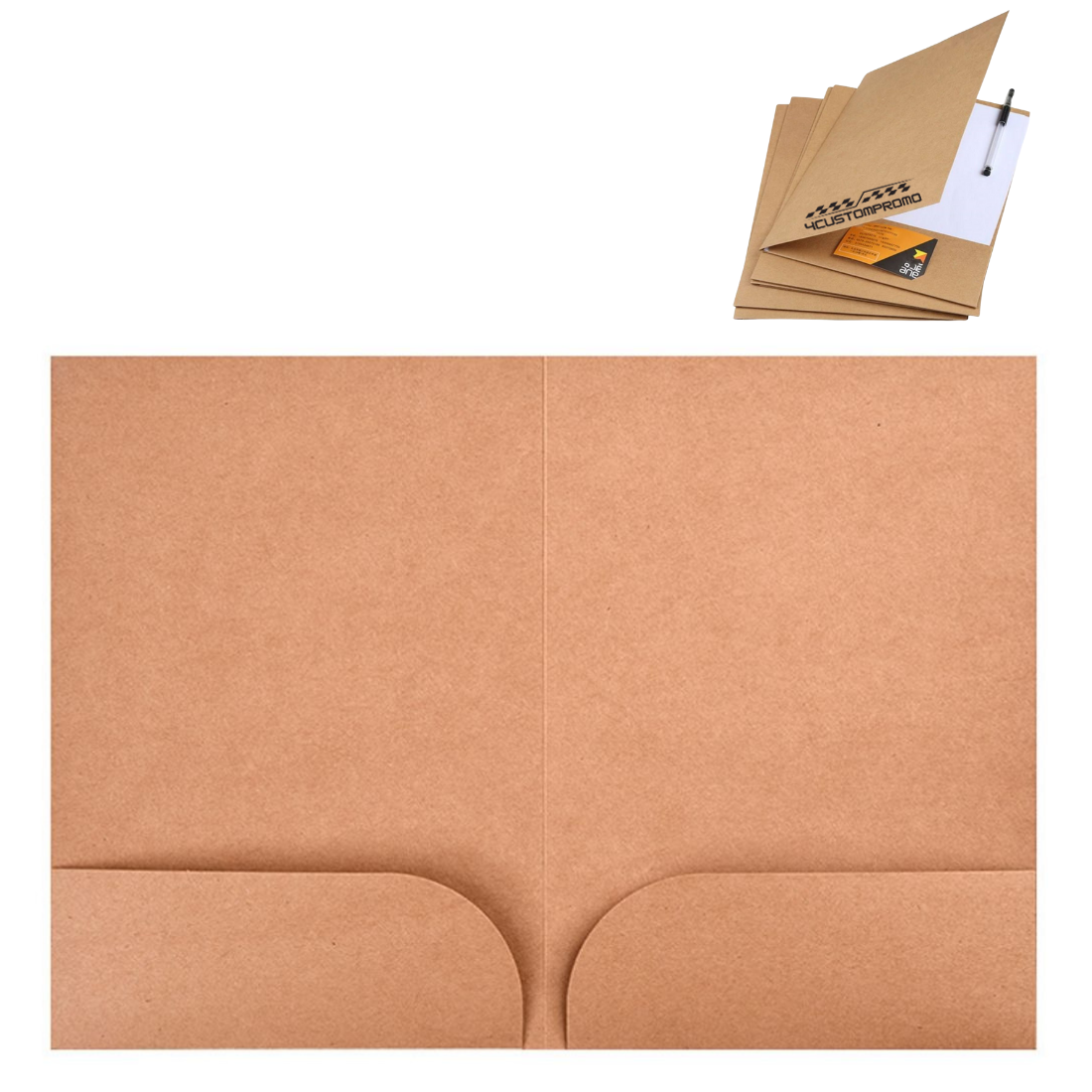 A4 Paper Presentation Folder with Two Pockets