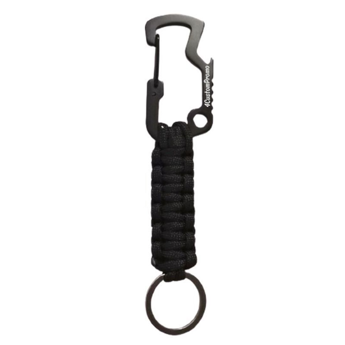 Braided Keychain with Multifunction Carabiner