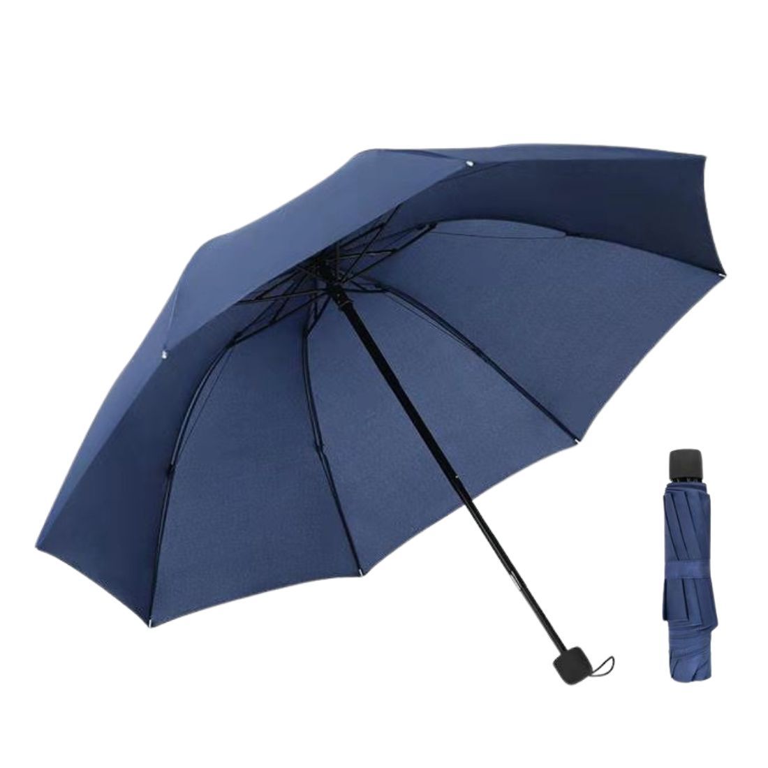 Budget Custom 3 Fold Manual Open Umbrella