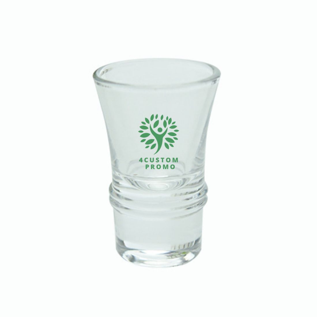 Custom 0.3 oz Thick-Bottomed Tequila Shot Glass