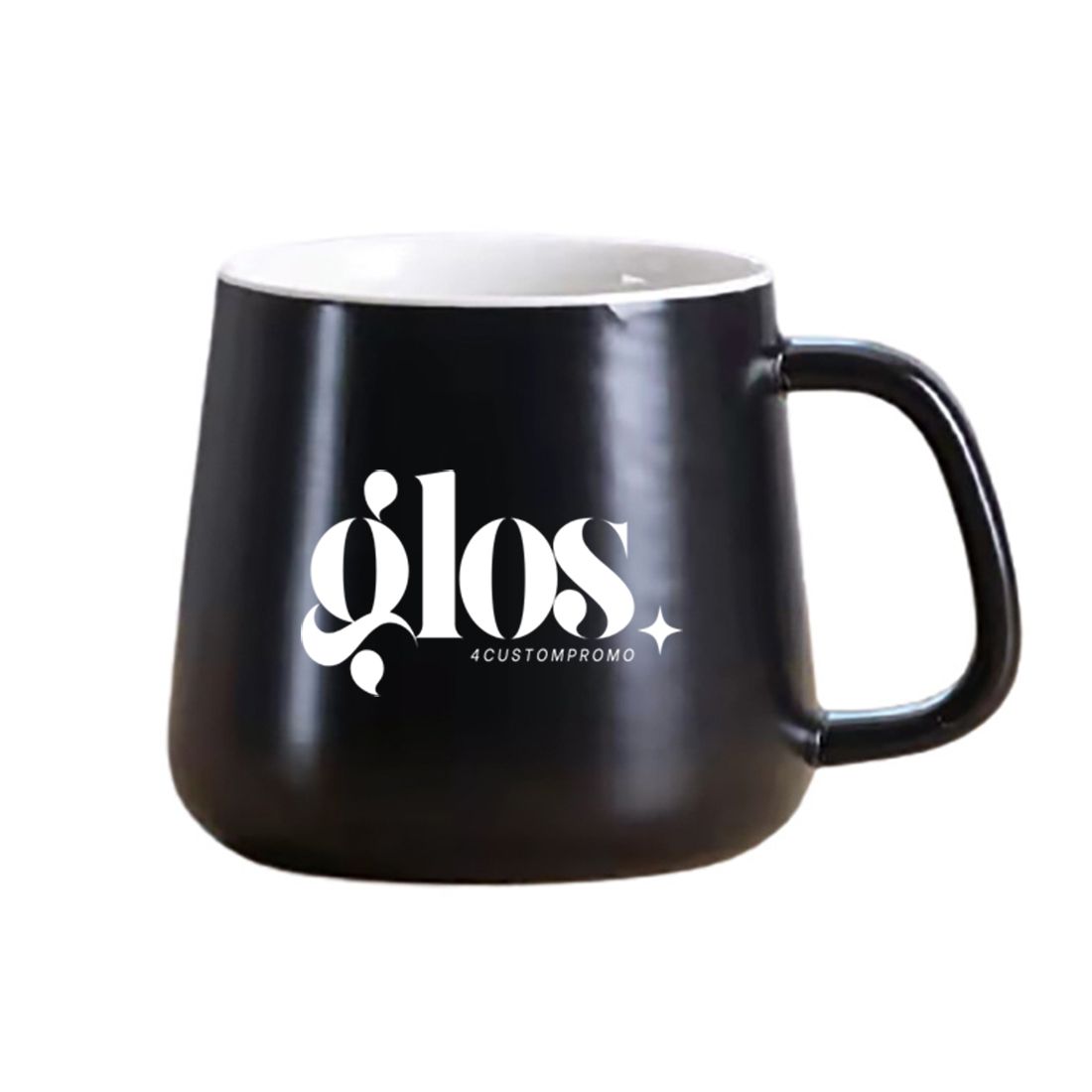 Custom 12 oz Matte Ceramic Coffee Mug