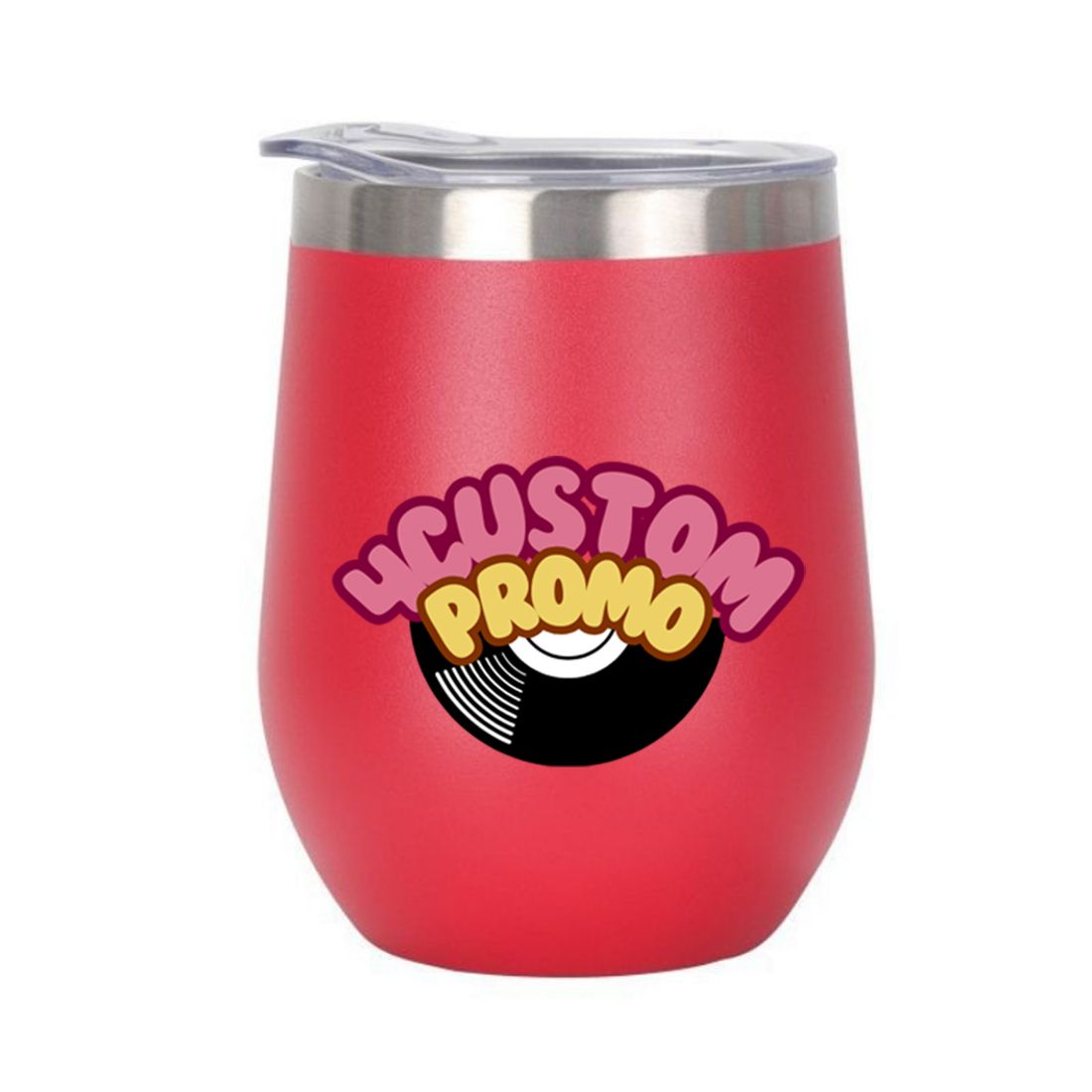 Custom 12 oz Stainless Steel Insulated Wine Tumbler