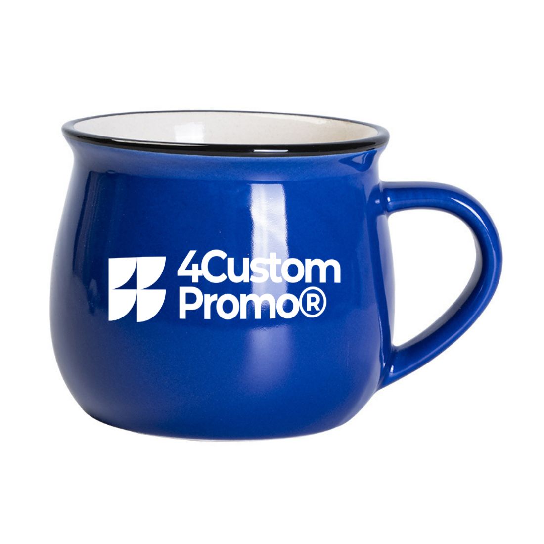 Custom 12 oz Vintage Ceramic Coffee Mug