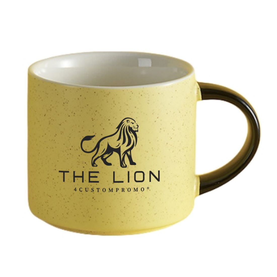Custom 14 oz Two-Tone Speckled Ceramic Mug