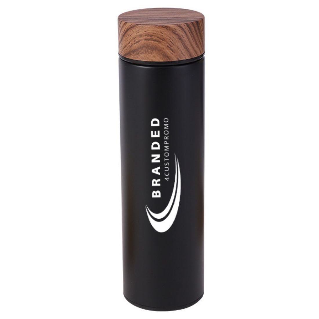 Custom 17 oz Wood Grain Stainless Steel Vacuum Thermos