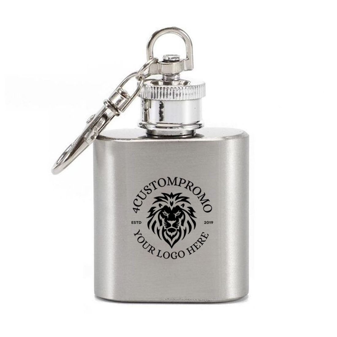 Custom 1 oz Mini Keychain Flask