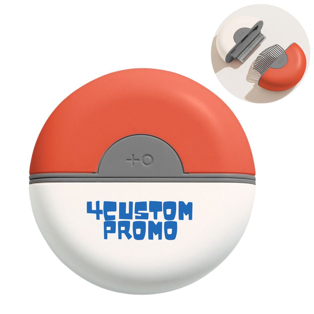 Custom 2-in-1 Pet Grooming Hair Remover Brush