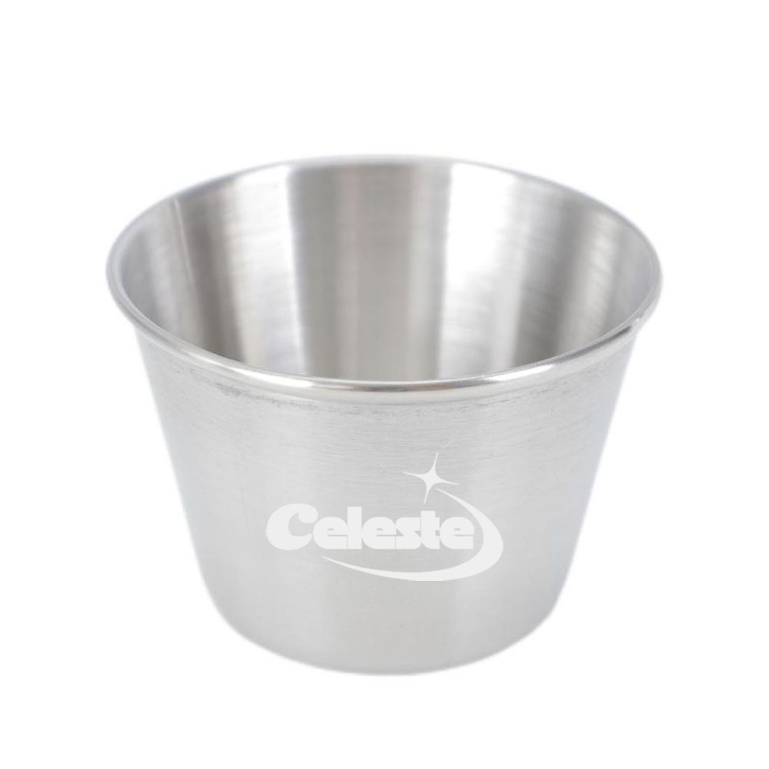 Custom 2.5 oz Stainless Steel Shot Cup with Wide Mouth