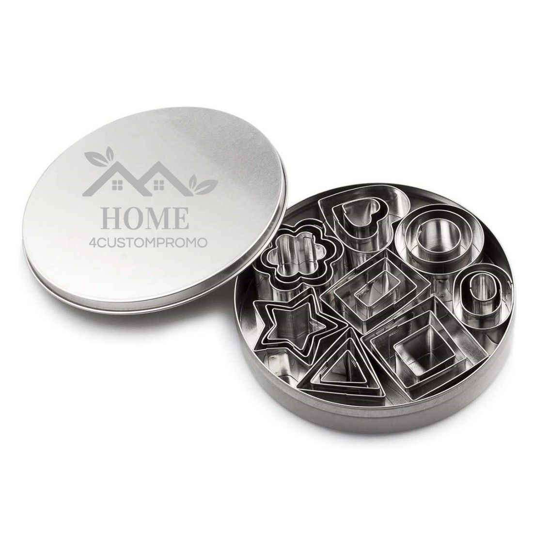 Custom 24Pcs Stainless Steel Cookie Cutter Set