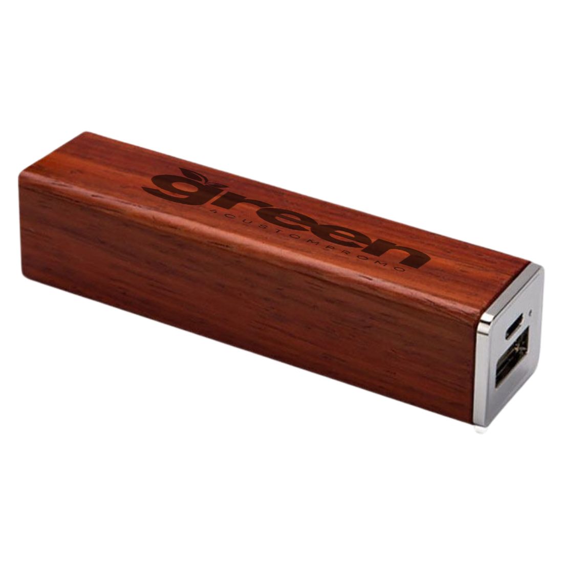 Custom 2600mAh Wooden Power Bank Charger
