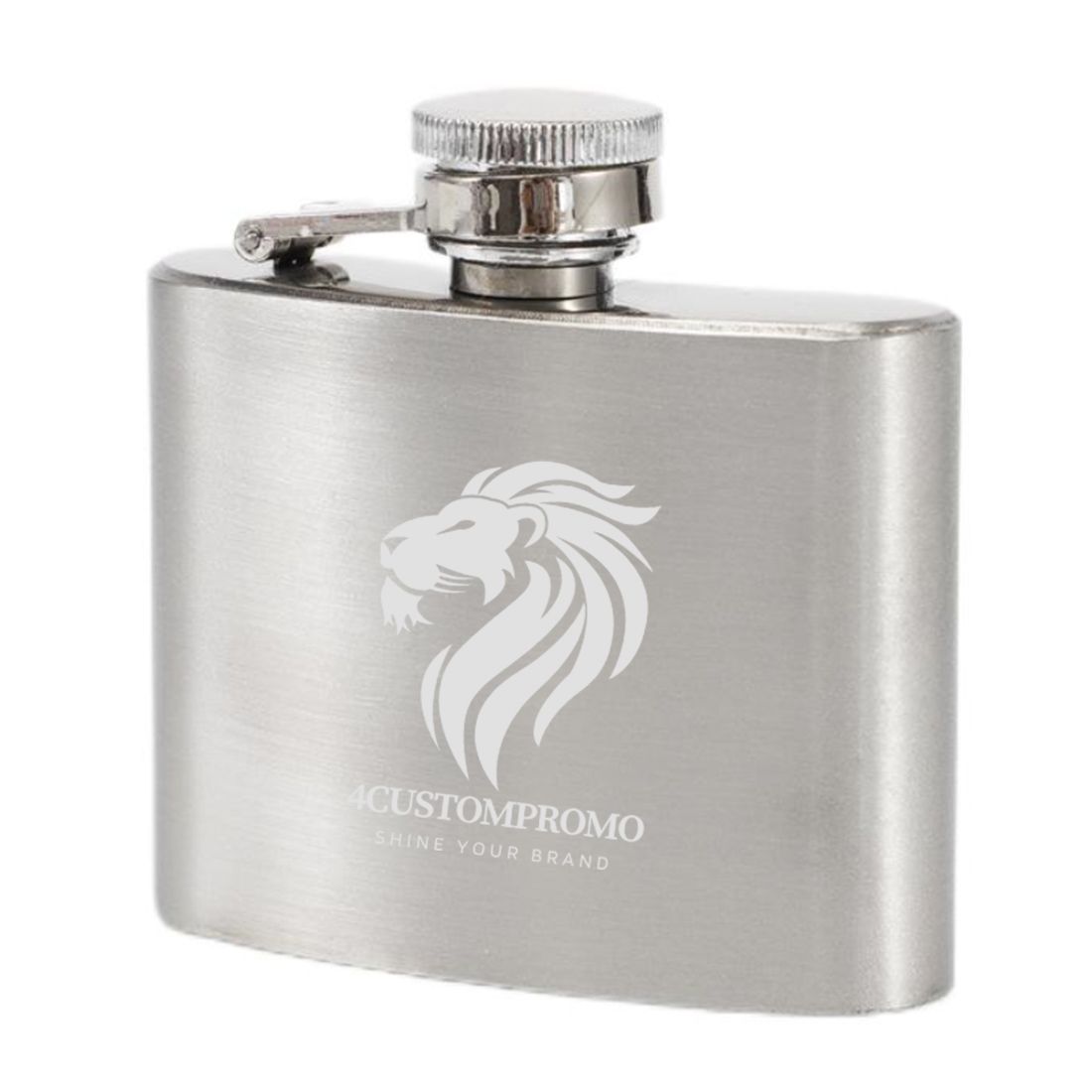 Custom 2 oz Stainless Steel Mini Hip Flask