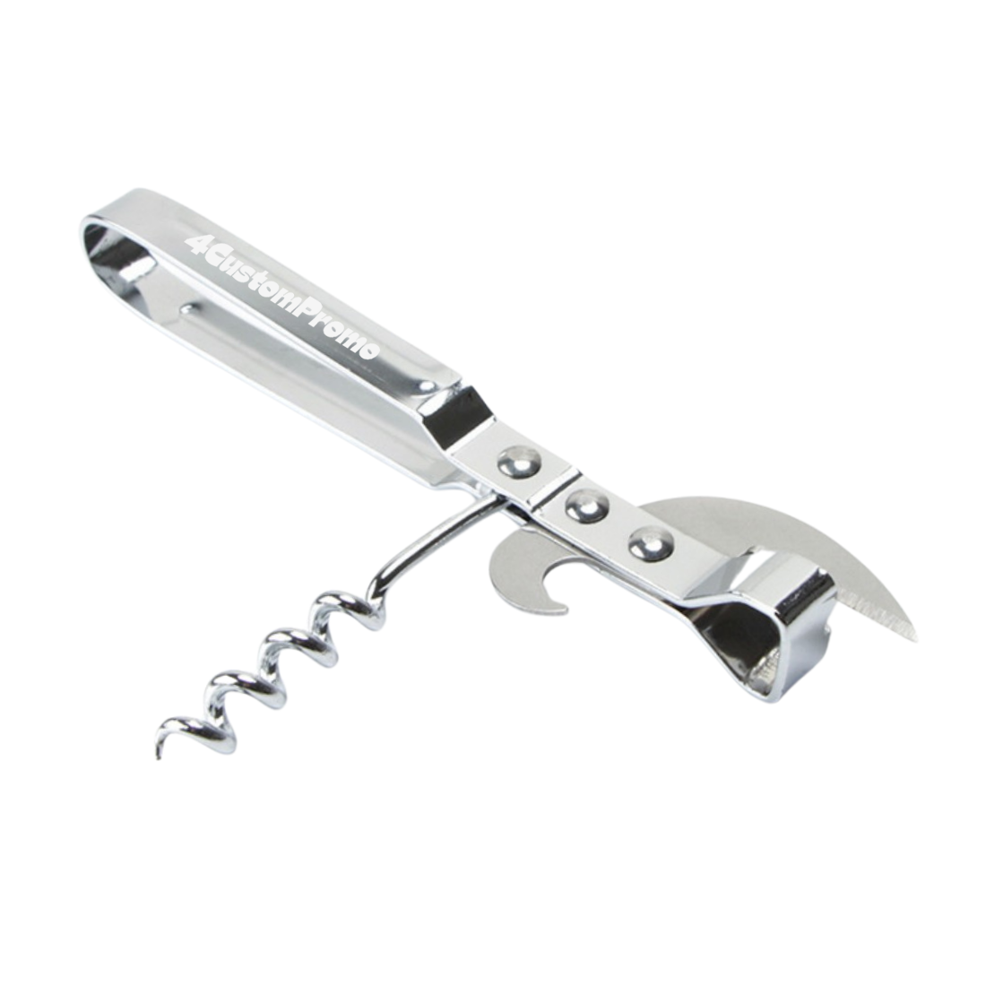 Custom 3-in-1 Can Opener, Corkscrew & Bottle Opener