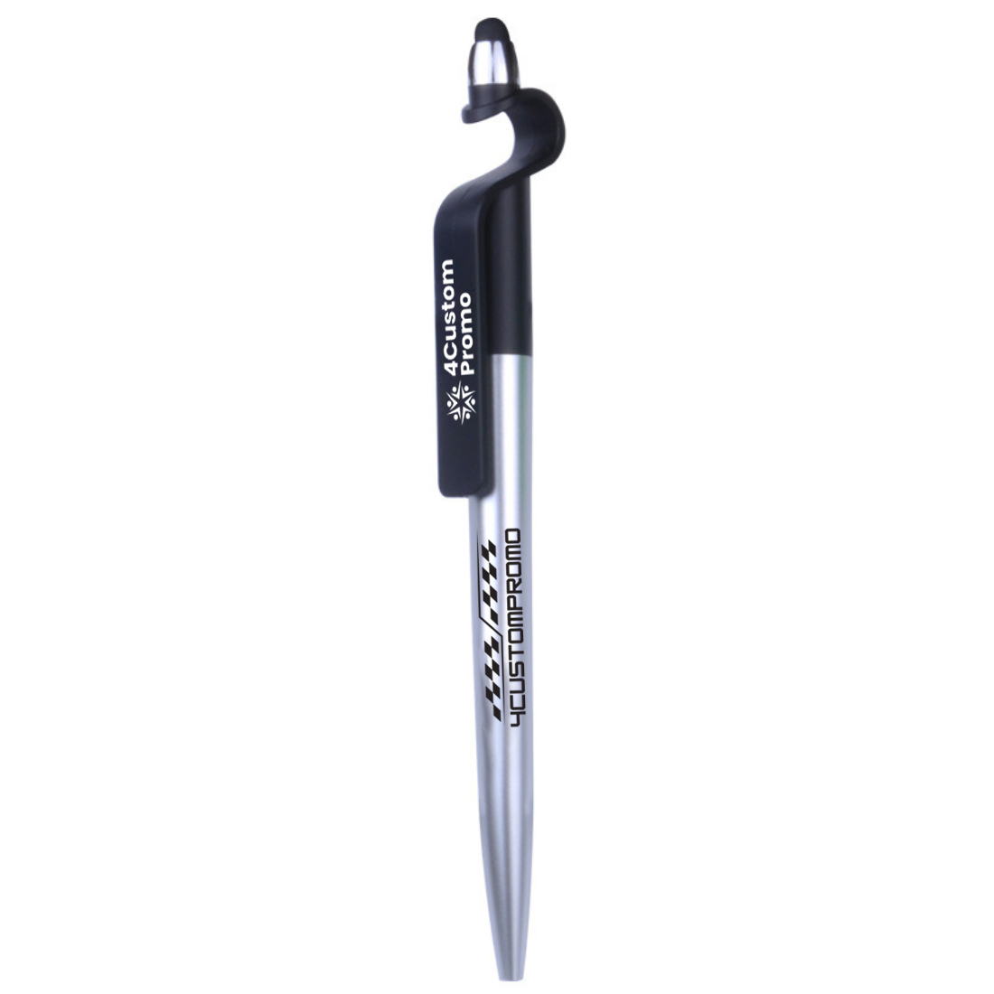 Custom 3-in-1 Stylus Pen with Phone Stand