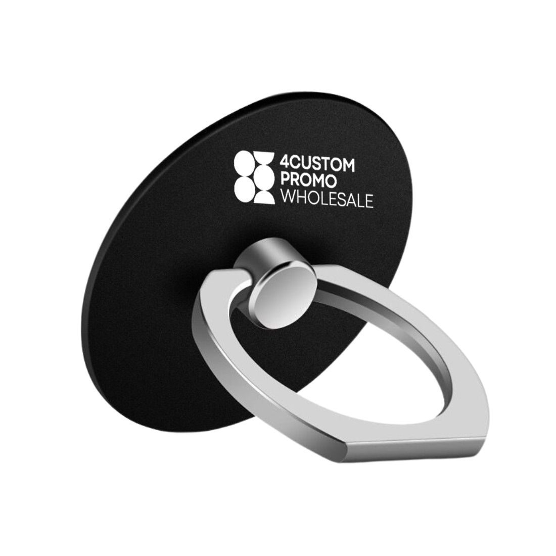 Custom 360-Degree Metal Finger Ring Phone Stand