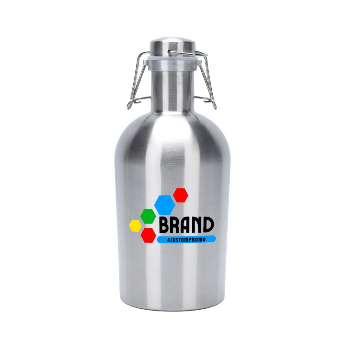 Custom 64 oz Stainless Steel Beer Growler