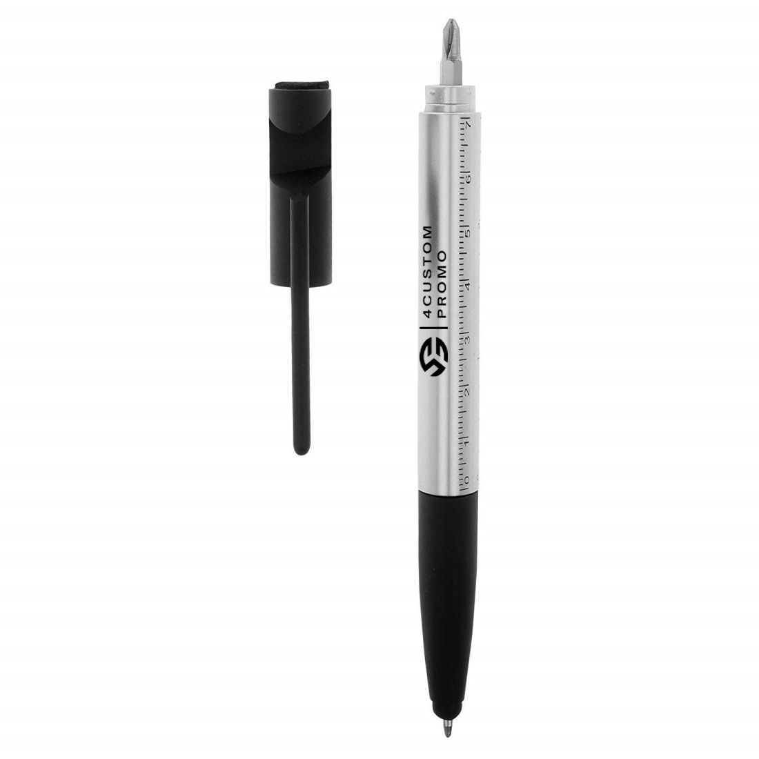 Custom 6 in 1 Multi-functional Payro Stylus Pen