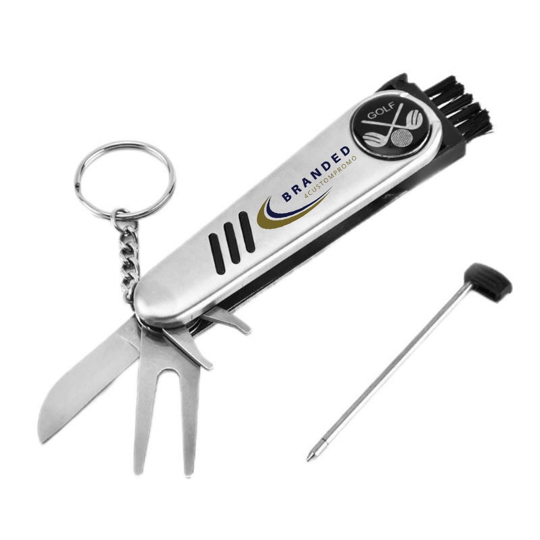 Custom 7-in-1 Stainless Steel Golf Multitool