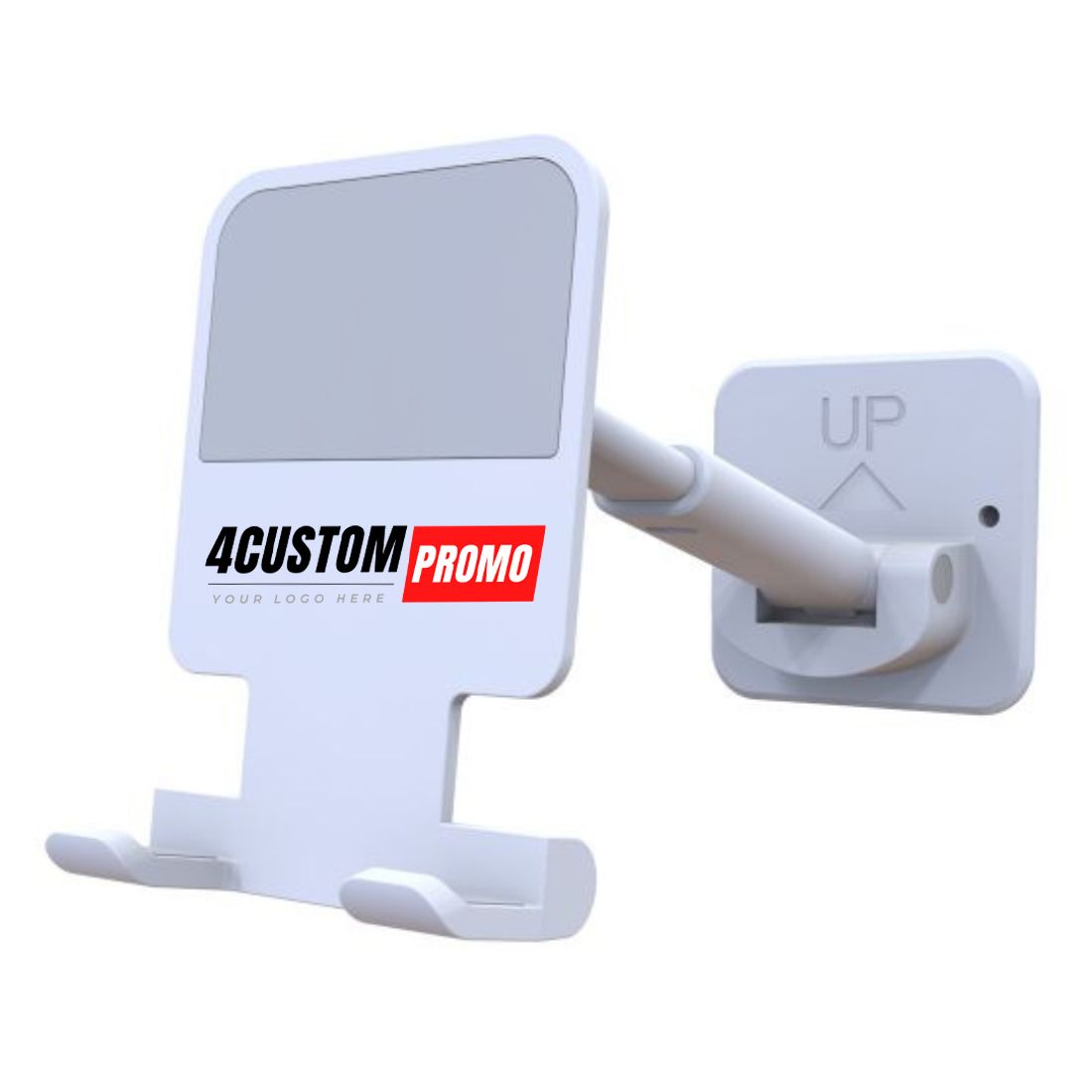 Custom Adjustable Wall-Mounted Phone Stand